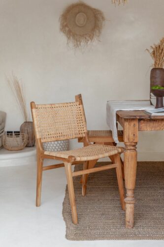 Dining chairs teak wood