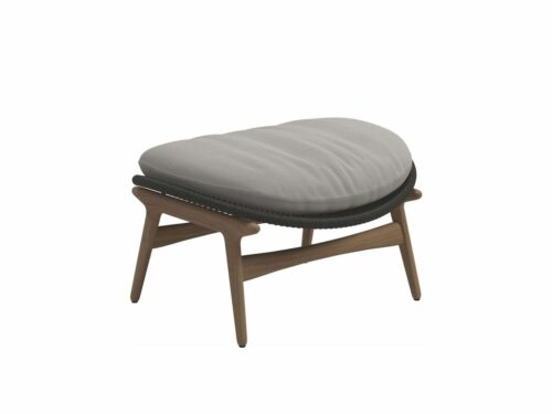 Outdoor ottoman teak wood