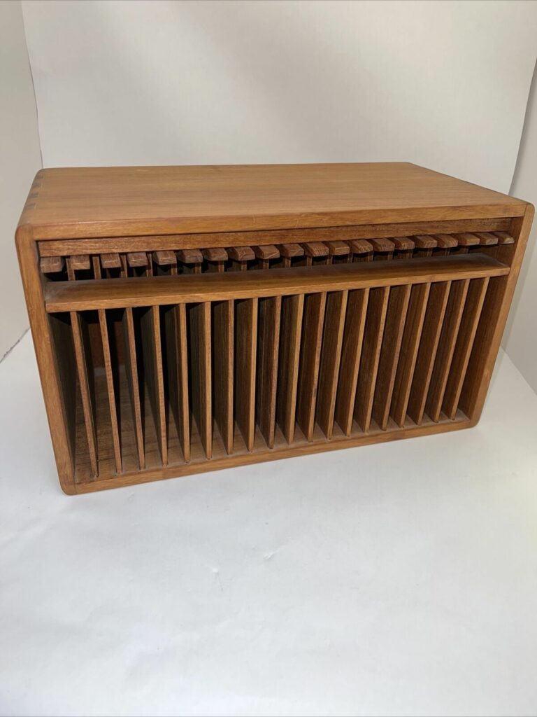 Outdoor storage box teak wood