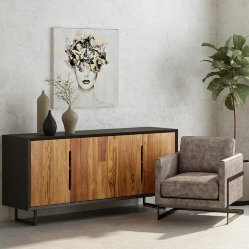 Teak wood sideboard