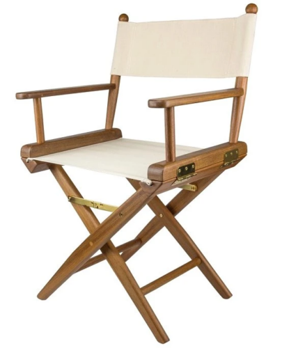 Teak wood directors chairs