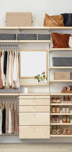 Custom-made shelving solutions