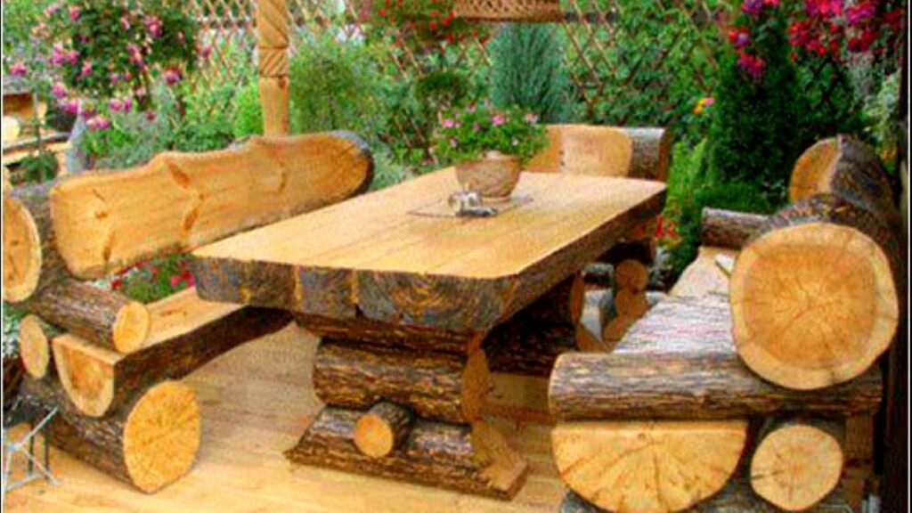 Furniture For A Rustic Outdoor Patio