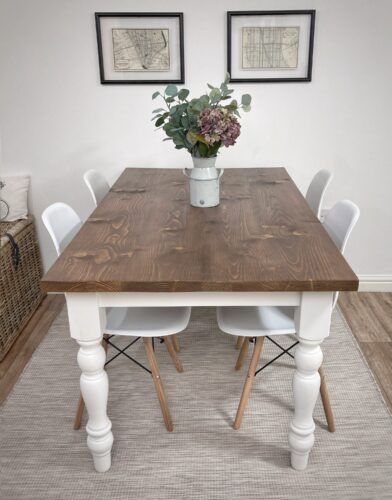 Rustic Farmhouse Dining Table