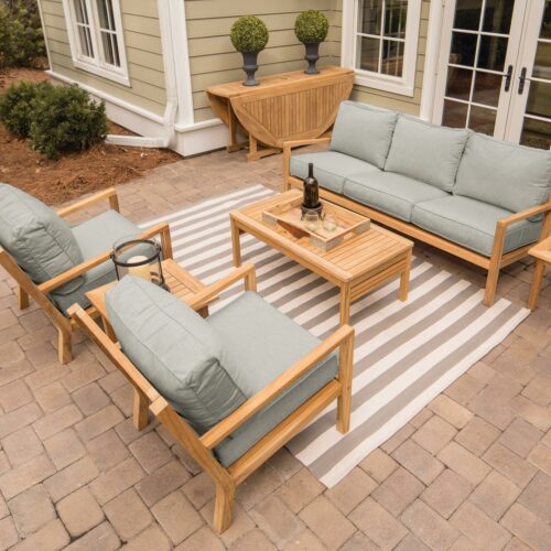 Teak And Sunbrella Outdoor Furniture