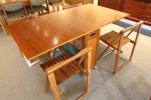 Teak Folding Table And Chairs