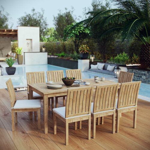 Unique Teak Patio Furniture Arrangements